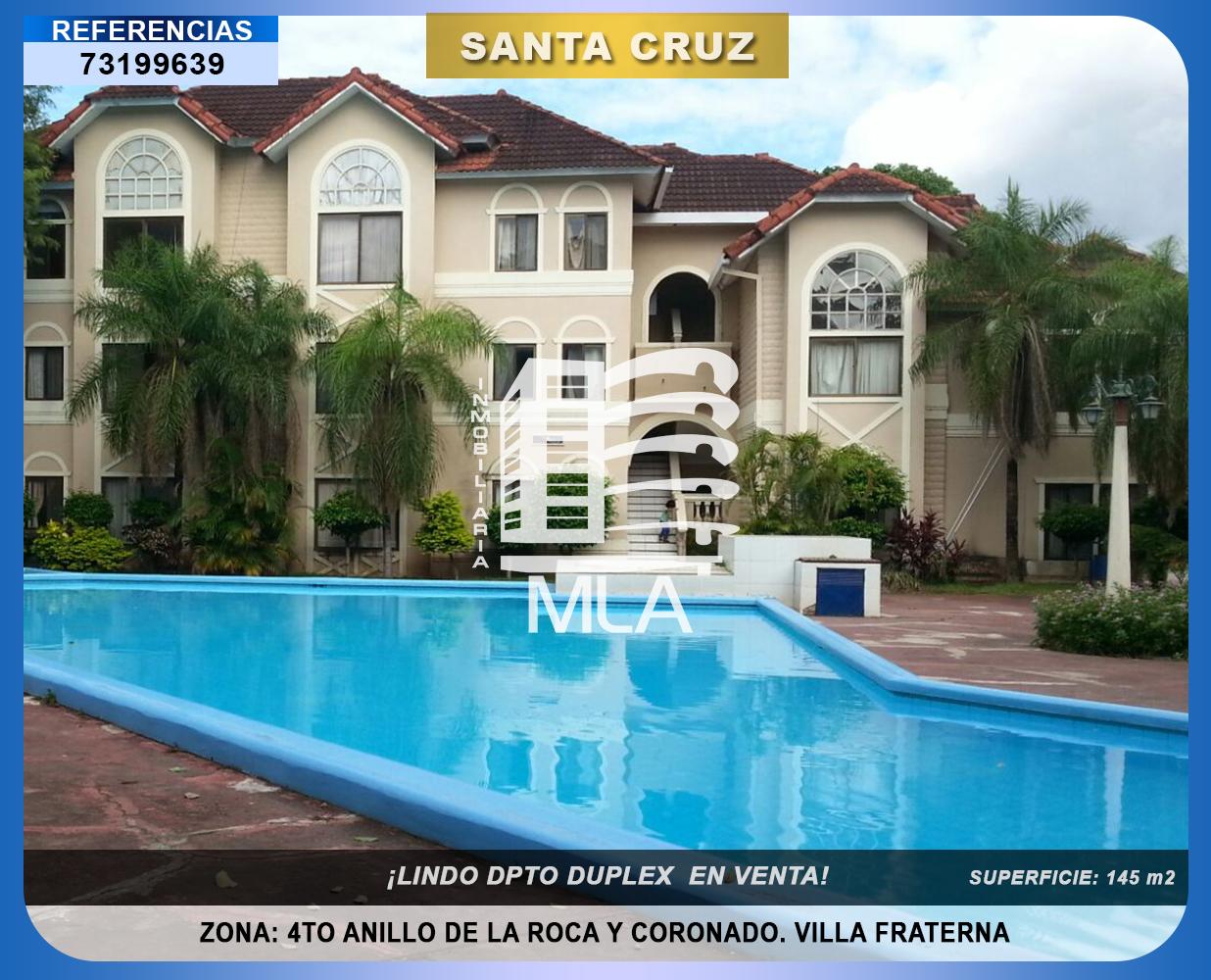 Departamento ZONA: 4TO ANILLO DE LA ROCA Y CORONADO. villa fraterna Foto 1