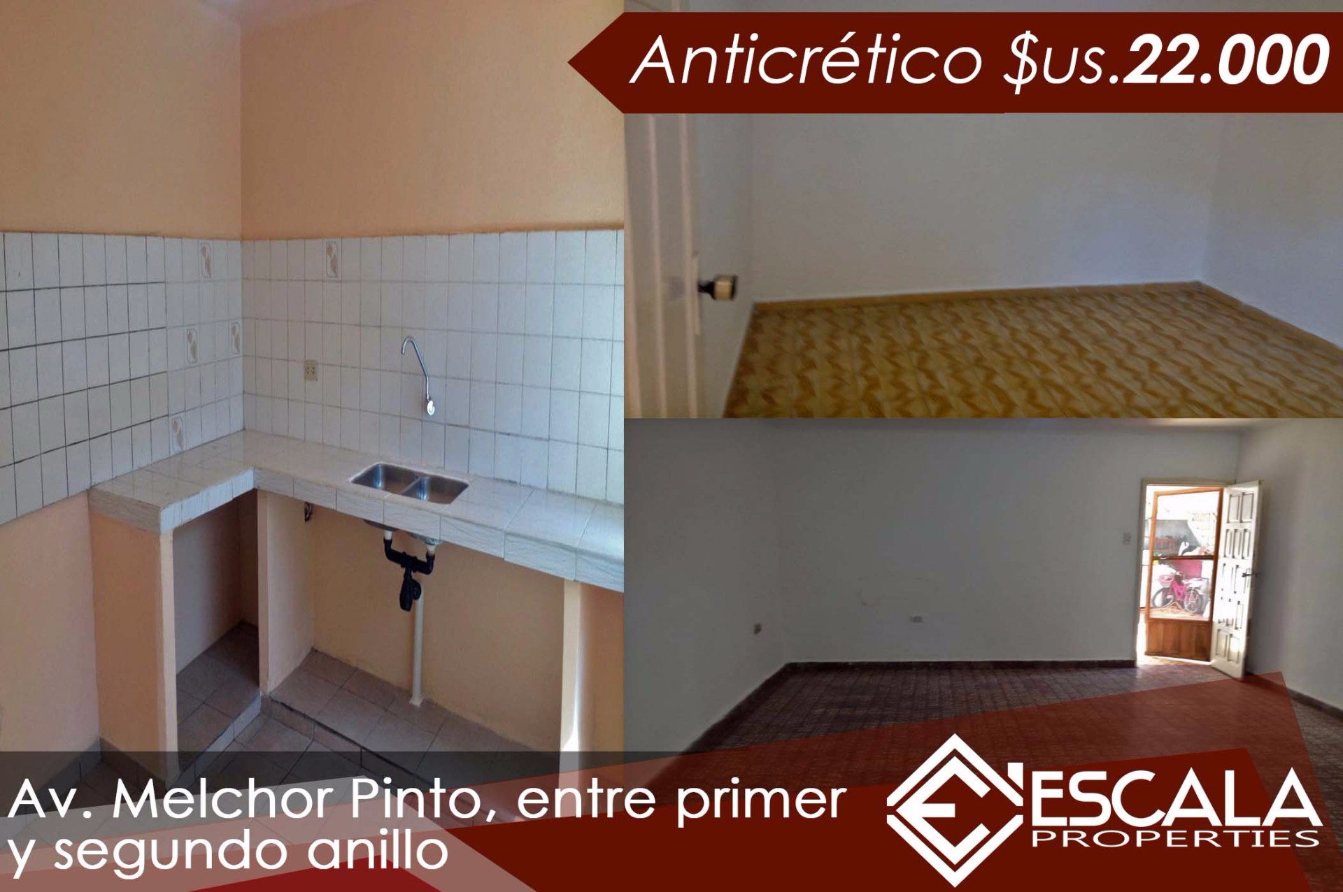 Departamento en AnticréticoAvenida Melchor Pinto entre 1er y 2do anillo 2 dormitorios 2 baños  Foto 1