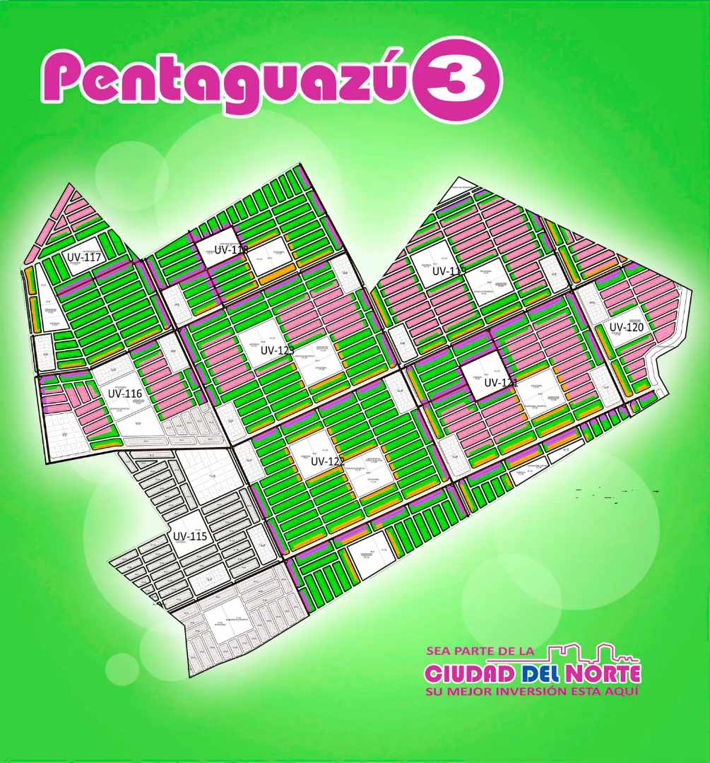 Terreno Pentaguazu 3,  UV121 Foto 2