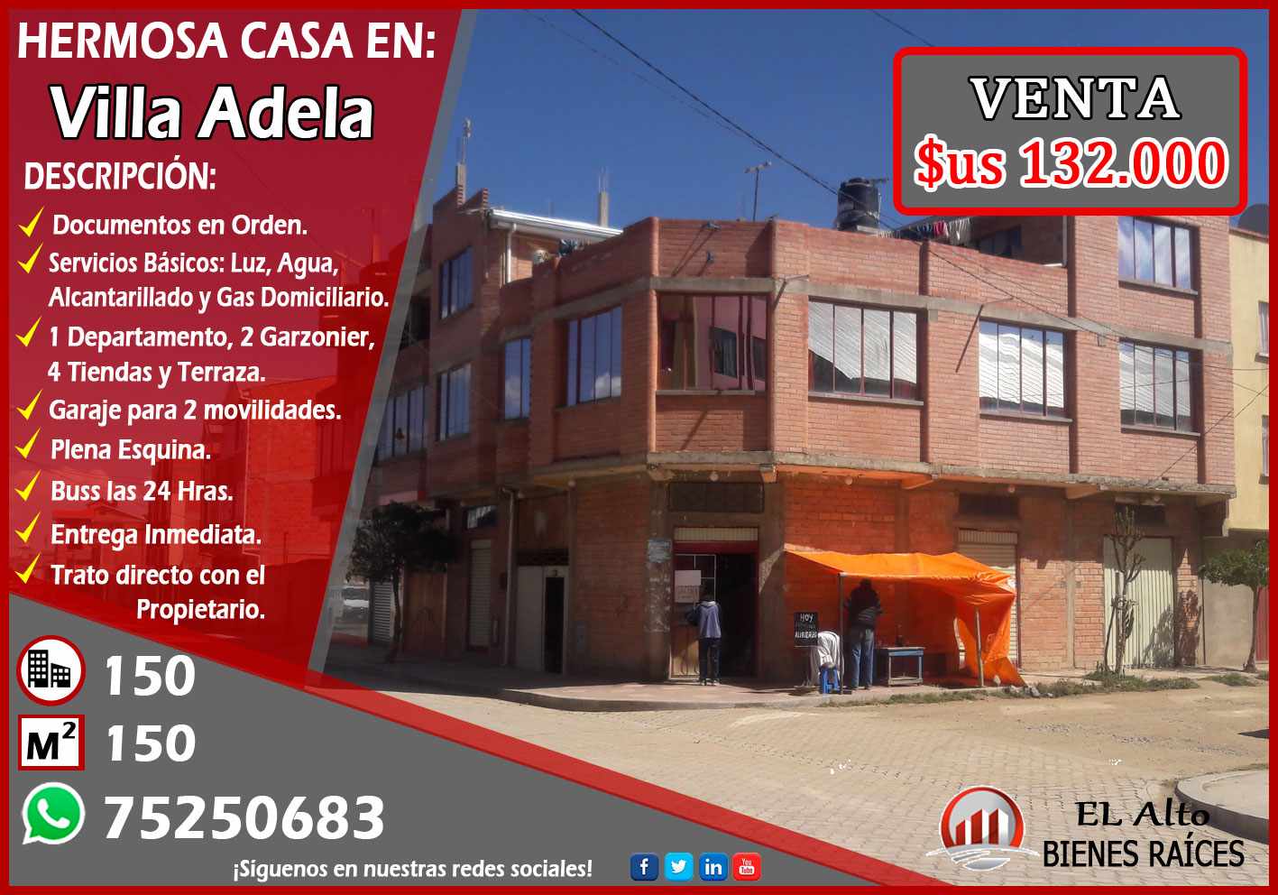 En Venta a $us 132,000 Foto 1