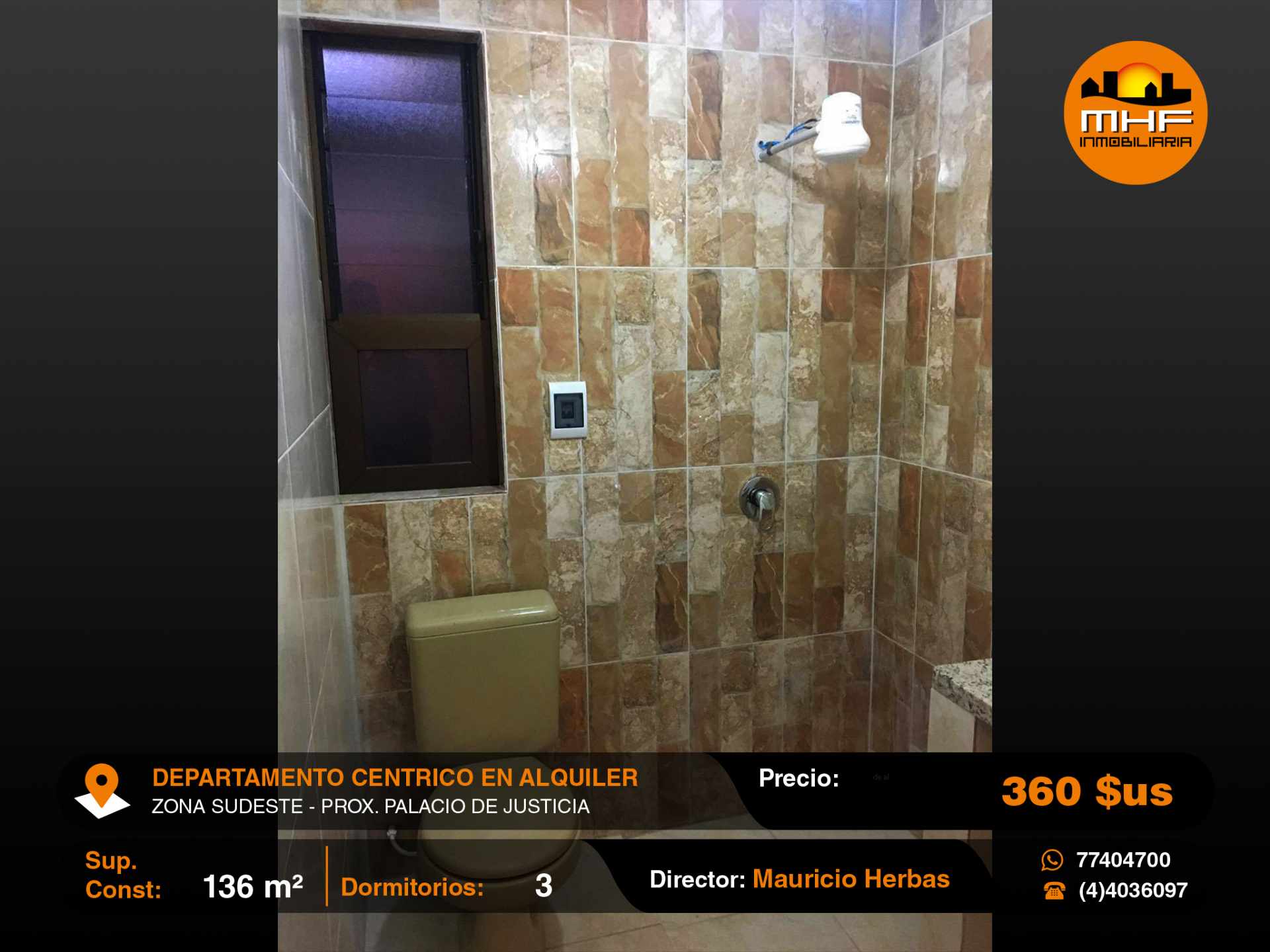Departamento en Sudoeste en Cochabamba 3 dormitorios 2 baños  Foto 2
