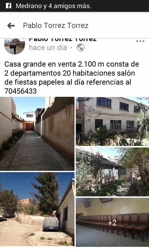 Casa en VentaCalle La Paz esquina boquerón 417 18 dormitorios 5 baños 10 parqueos Foto 1