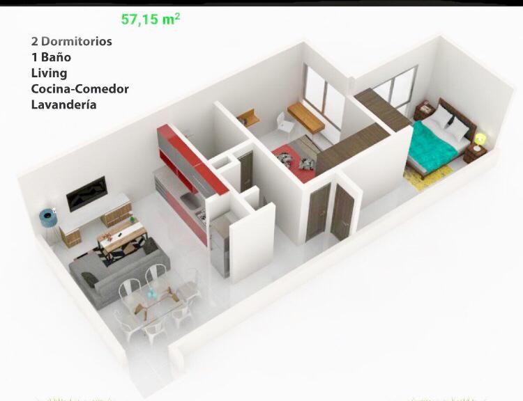 Departamento Av. Ovidio Barbery Edificio Bianco Foto 2