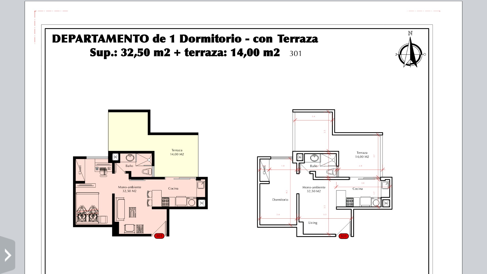 Departamento en AlquilerDepartamento de 1 dormitorio con Terraza y Churrasquera en Alquiler  370$ Foto 3