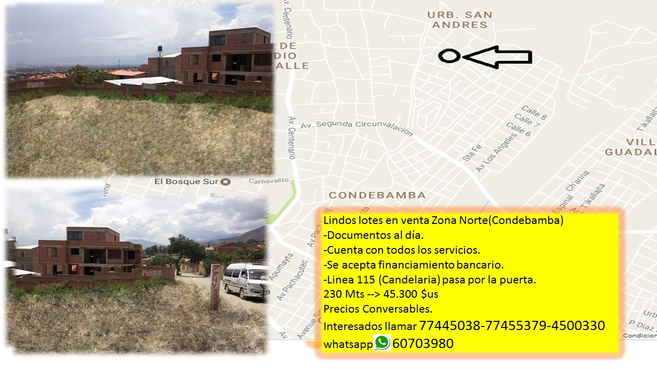Departamento en VentaZona condebamba Urbanización San Andres.    Foto 1