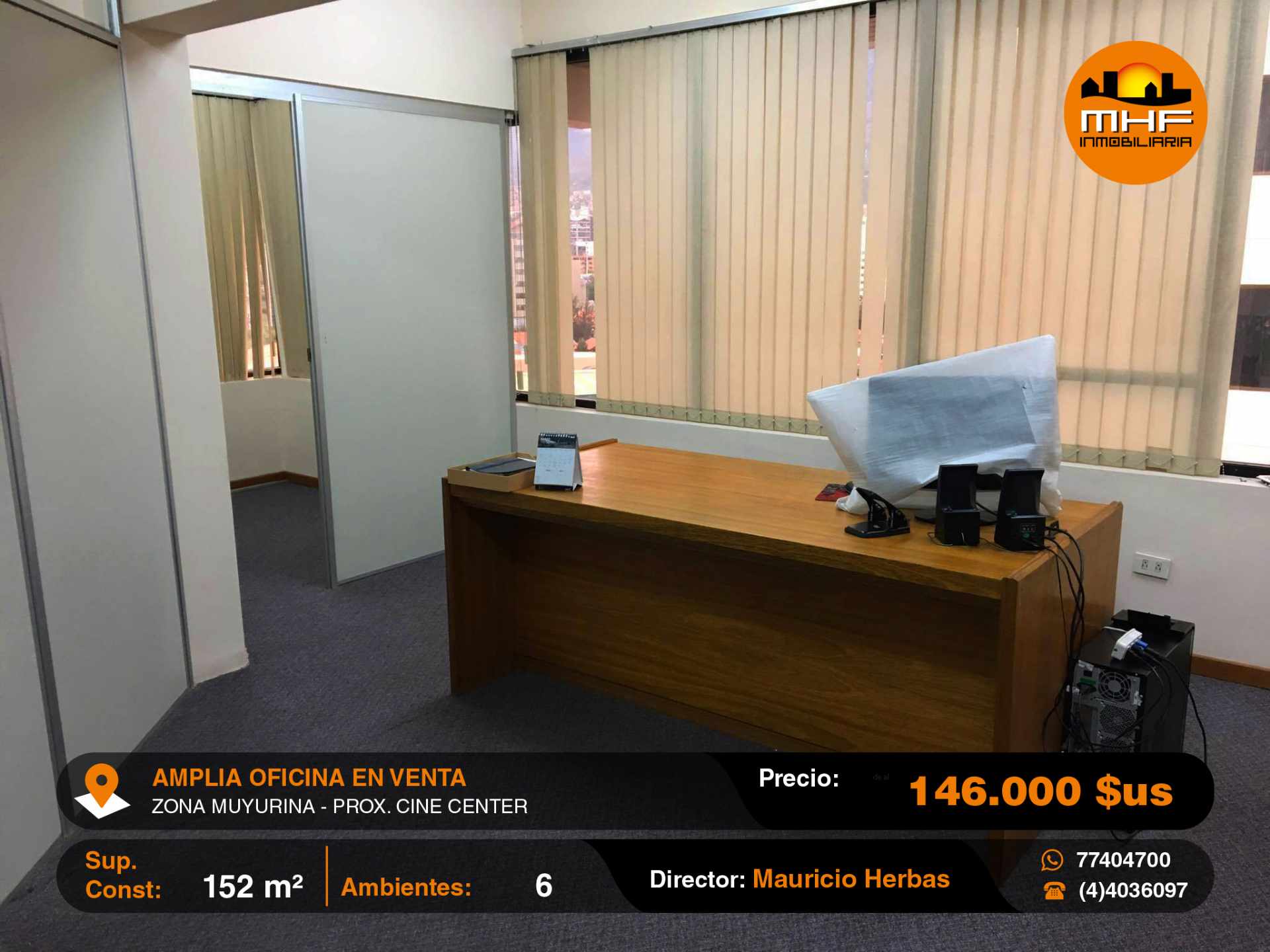 Oficina en Muyurina en Cochabamba 5 dormitorios 2 baños  Foto 6