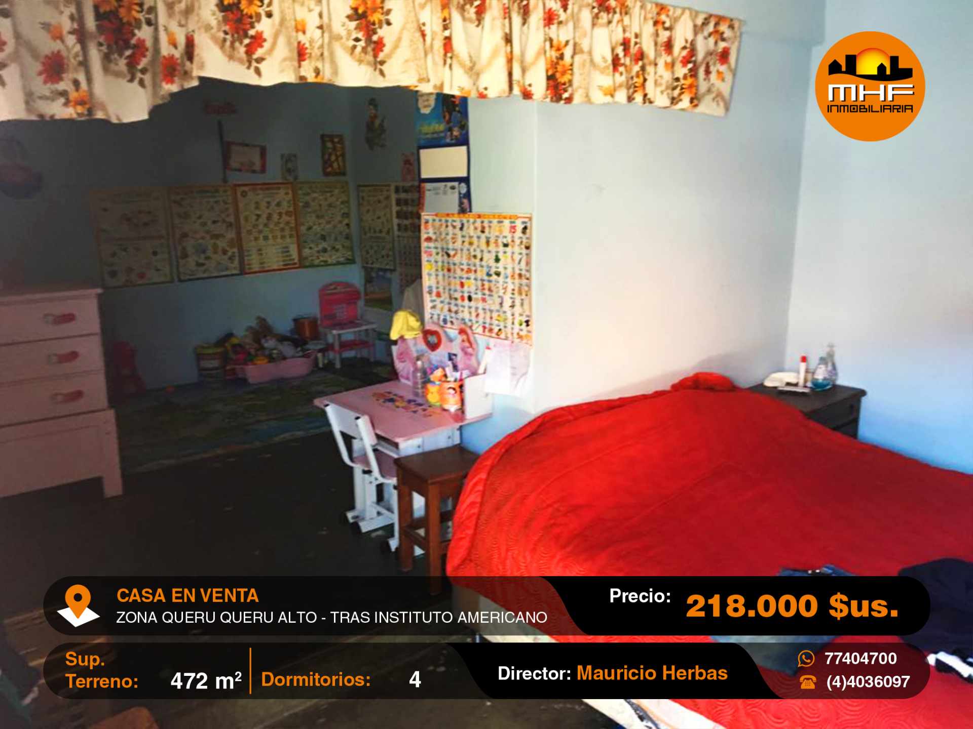 Casa en Queru Queru en Cochabamba 4 dormitorios 1 baños 3 parqueos Foto 5