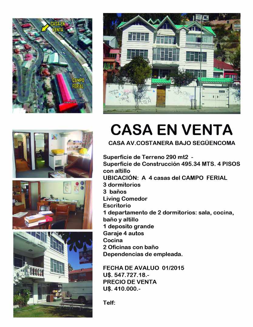 Casa en VentaAve. Costanera  Foto 3