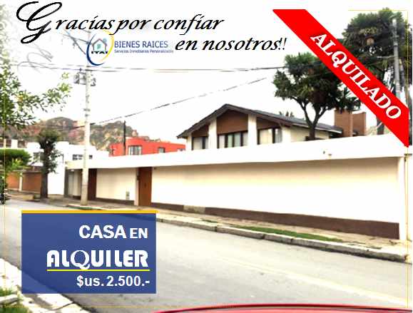 Casa en Calacoto en La Paz 1 dormitorios 1 baños 3 parqueos Foto 1