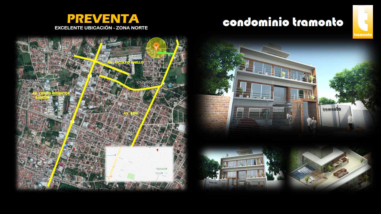 Departamento en VentaPRE-VENTA CONDOMINIO “TRAMONTO” 8vo. Anillo entre avenidas Beni y Banzer Foto 5
