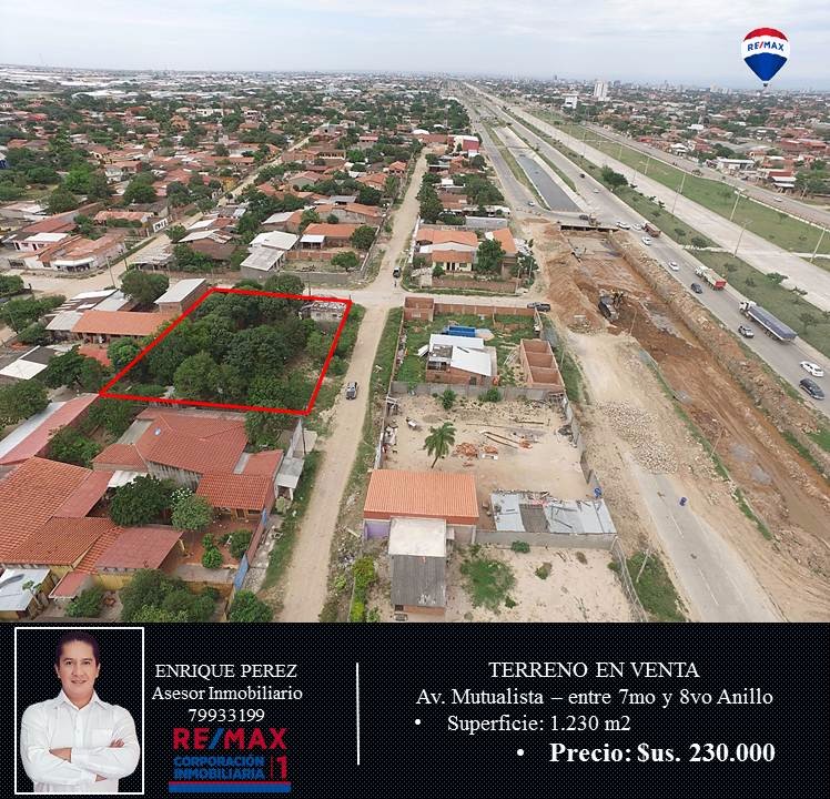 Terreno Av. Mutualista 7mo Anillo - Zona Cambodromo Foto 8