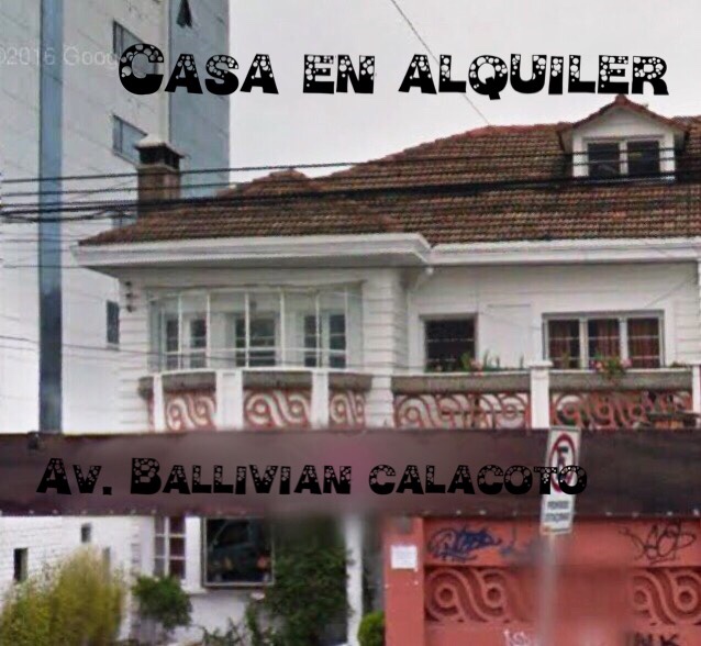 Casa en AlquilerAv.Ballivian Calacoto Foto 1