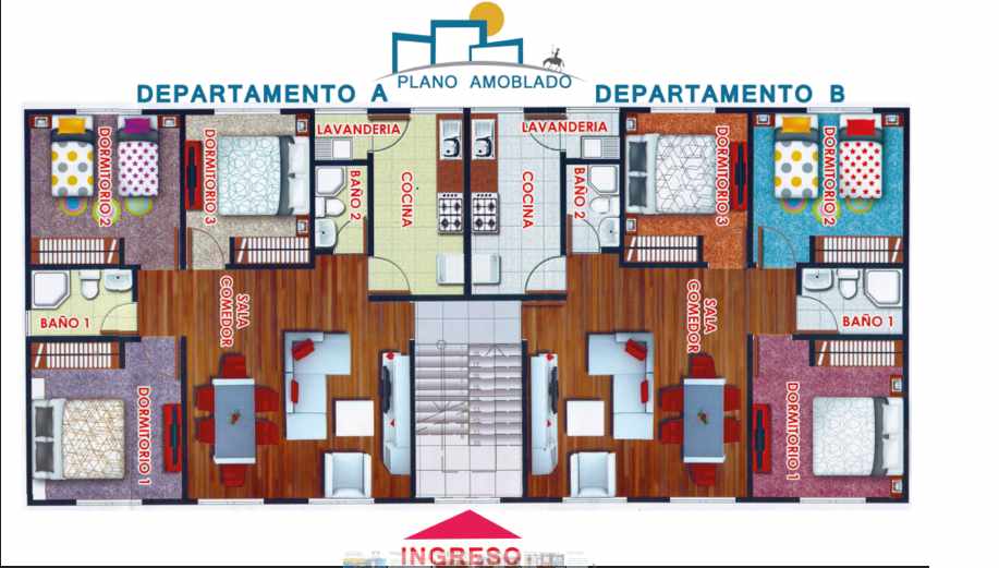 Departamento en Mallasa en La Paz 3 dormitorios 2 baños 1 parqueos Foto 6