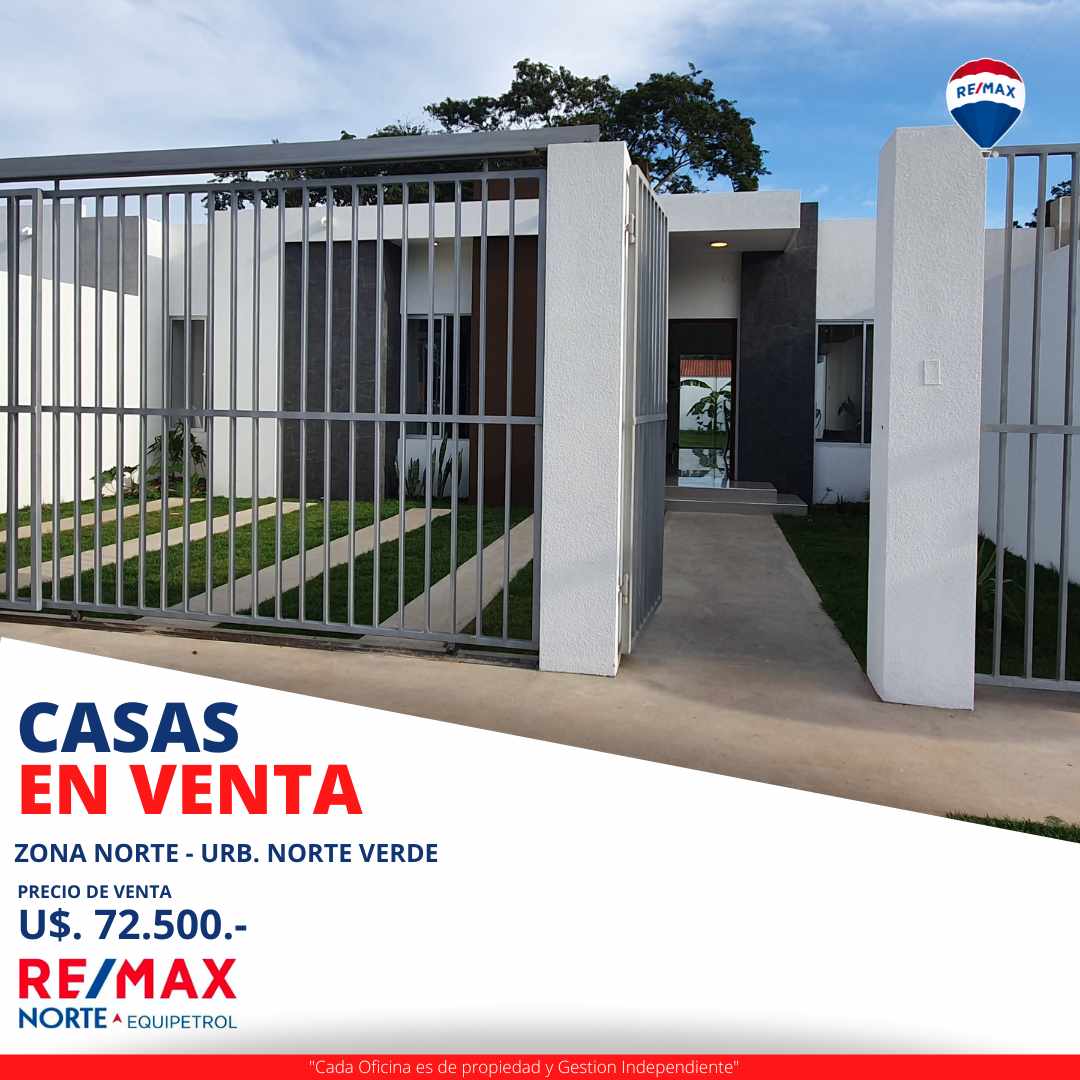 Casa en Carretera Norte en Santa Cruz de la Sierra 3 dormitorios 3 baños 2 parqueos Foto 1