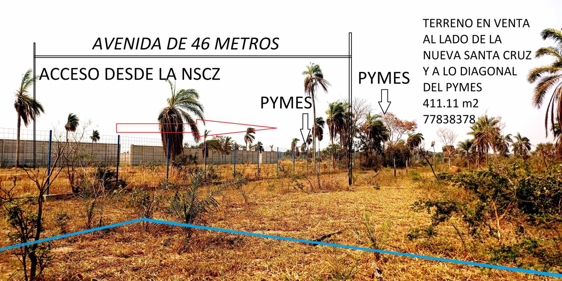 Terreno Zona Nor-Este al lado de la Nueva Santa Cruz-Al lado del pymes y cerca del bioparque Foto 7