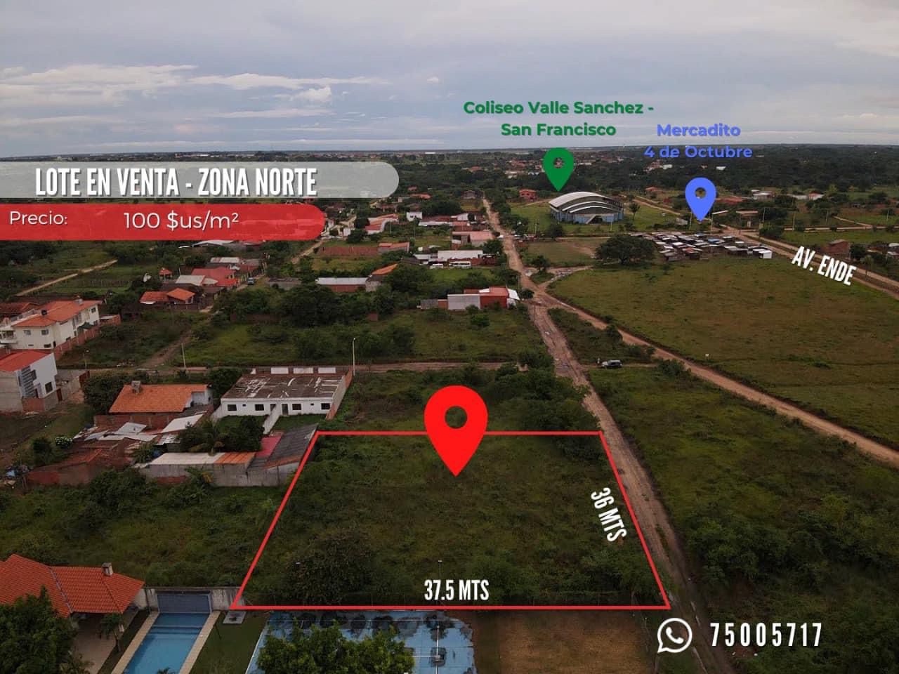 Terreno en VentaTerreno 1350m2  Frente Viru Viru    Foto 1