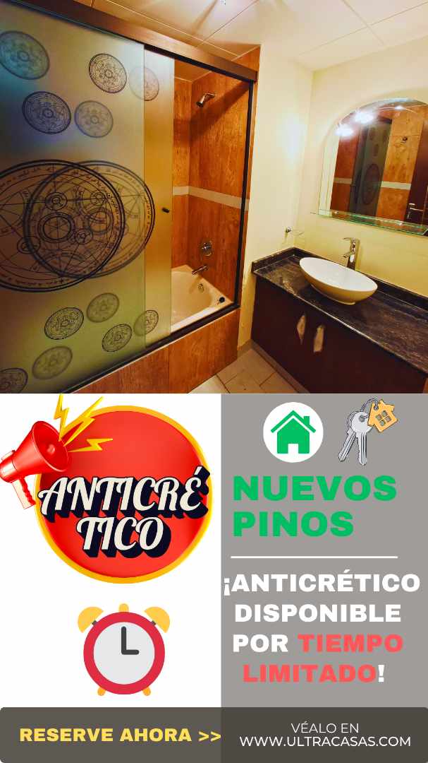 Departamento en Anticrético🏡 [OPORTUNIDAD ÚNICA] DEPARTAMENTO EN ANTICRÉTICO en la céntrica Zona de 