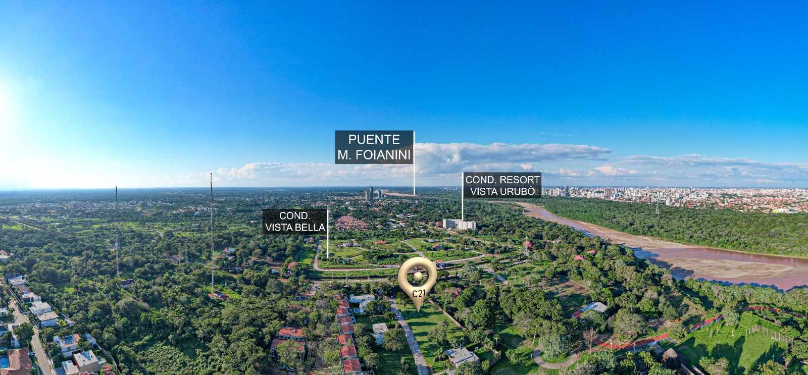 Terreno en VentaTerreno en venta - zona Urubó urbanizacion Rio Sierra Foto 3