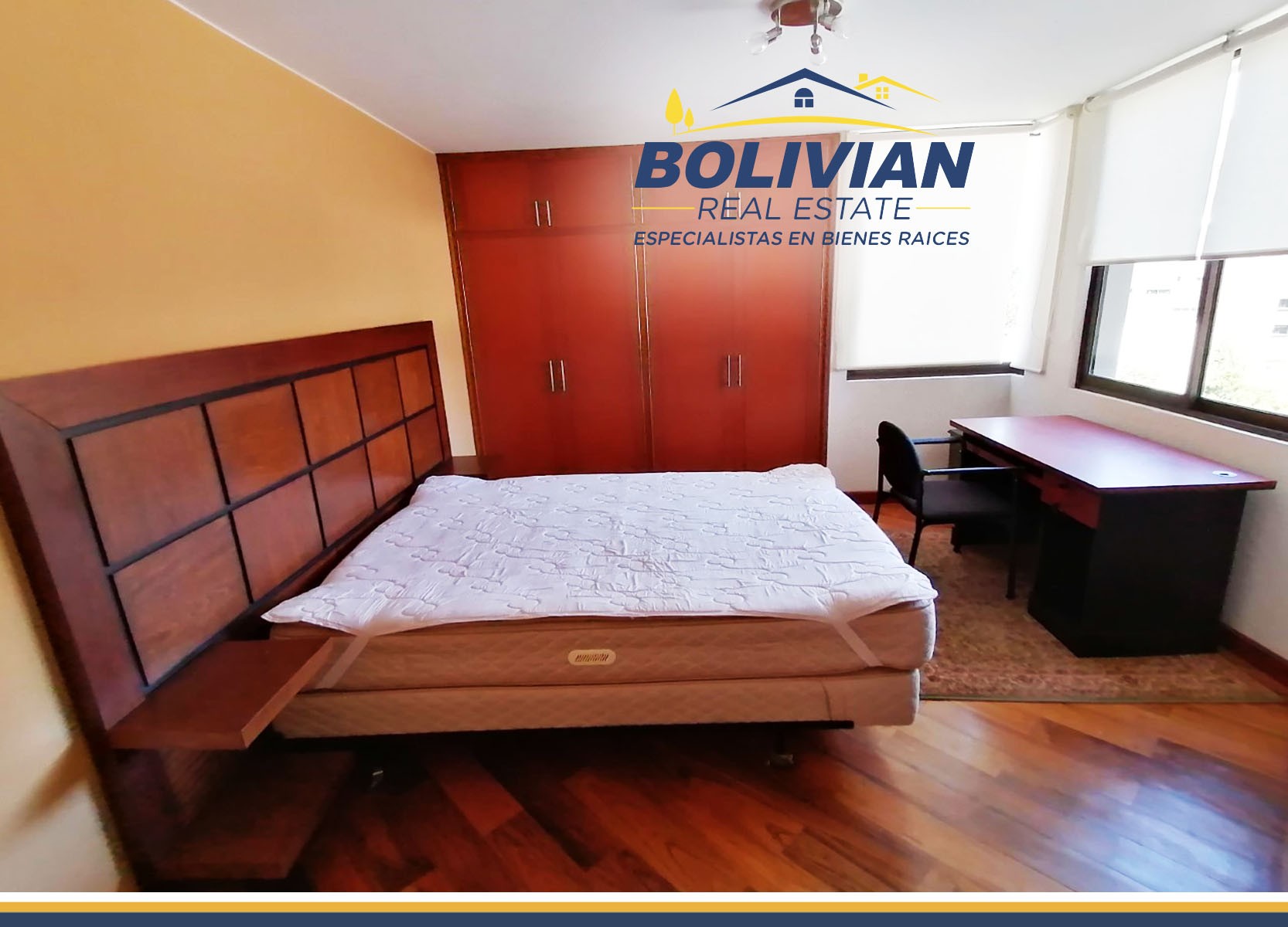 Departamento en AlquilerPRECIOSO DEPARTAMENTO AMOBLADO  EN ALQUILER  2 dormitorios 3 baños 1 parqueos Foto 4