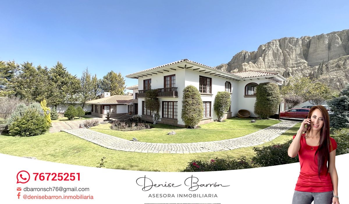 Casa en AlquilerACHUMANI, PRECIOSA RESIDENCIA4D DE LUJO EN ALQUILER 4 dormitorios 7 baños 5 parqueos Foto 1