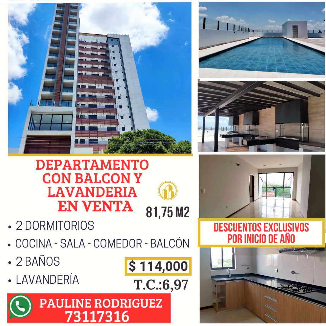 Departamento en VentaAv. Centenario entre 1er y 2do Anillo Foto 1