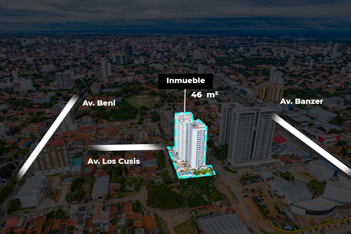 Departamento en Entre 2do y 3er anillo Norte en Santa Cruz de la Sierra 1 dormitorios 1 baños  Foto 15