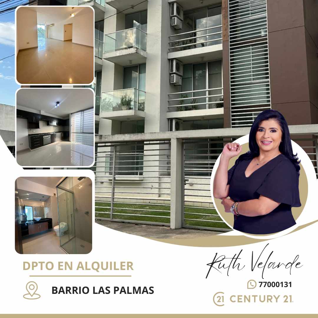 Departamento en AlquilerLAS PALMAS RESIDENCE 
AMPLIO DEPARTAMENTO EN ALQUILER 
3 DORMITORIOS  Foto 1