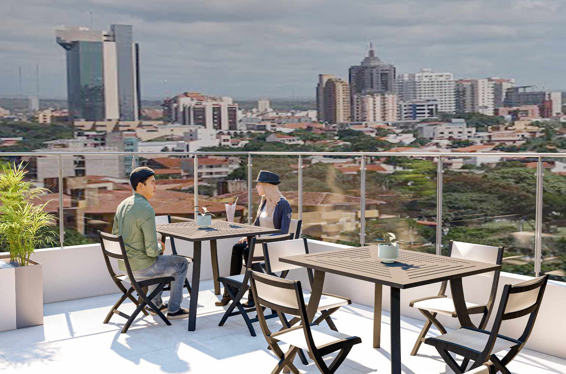 Departamento en Entre 3er y 4to anillo Norte en Santa Cruz de la Sierra 2 dormitorios 2 baños  Foto 9