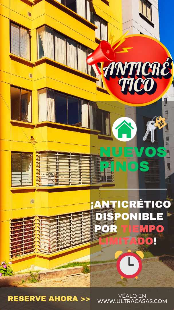 Departamento en Anticrético🏡 [OPORTUNIDAD ÚNICA] DEPARTAMENTO EN ANTICRÉTICO en la céntrica Zona de 