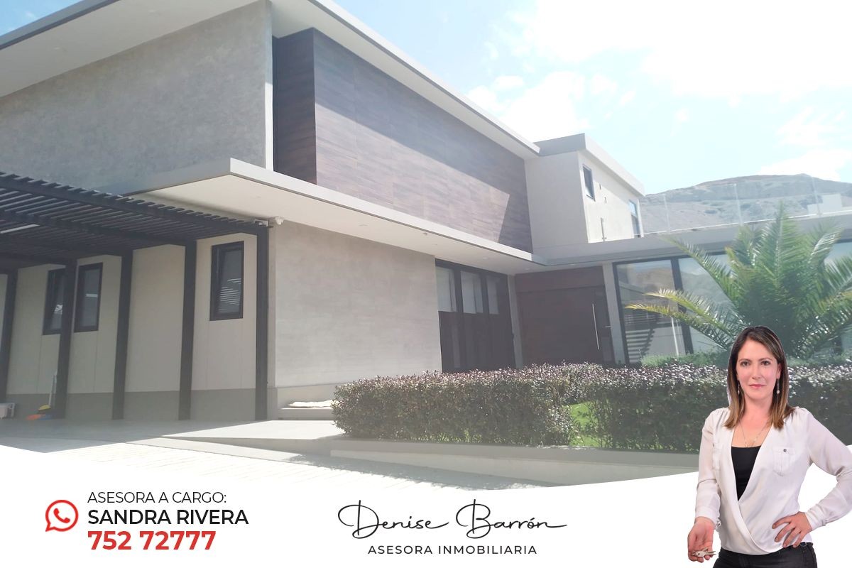 Casa en VentaSerranías del Golf, a dos cuadras de la plaza de ingreso a Mallasilla 4 dormitorios 5 baños 6 parqueos Foto 1