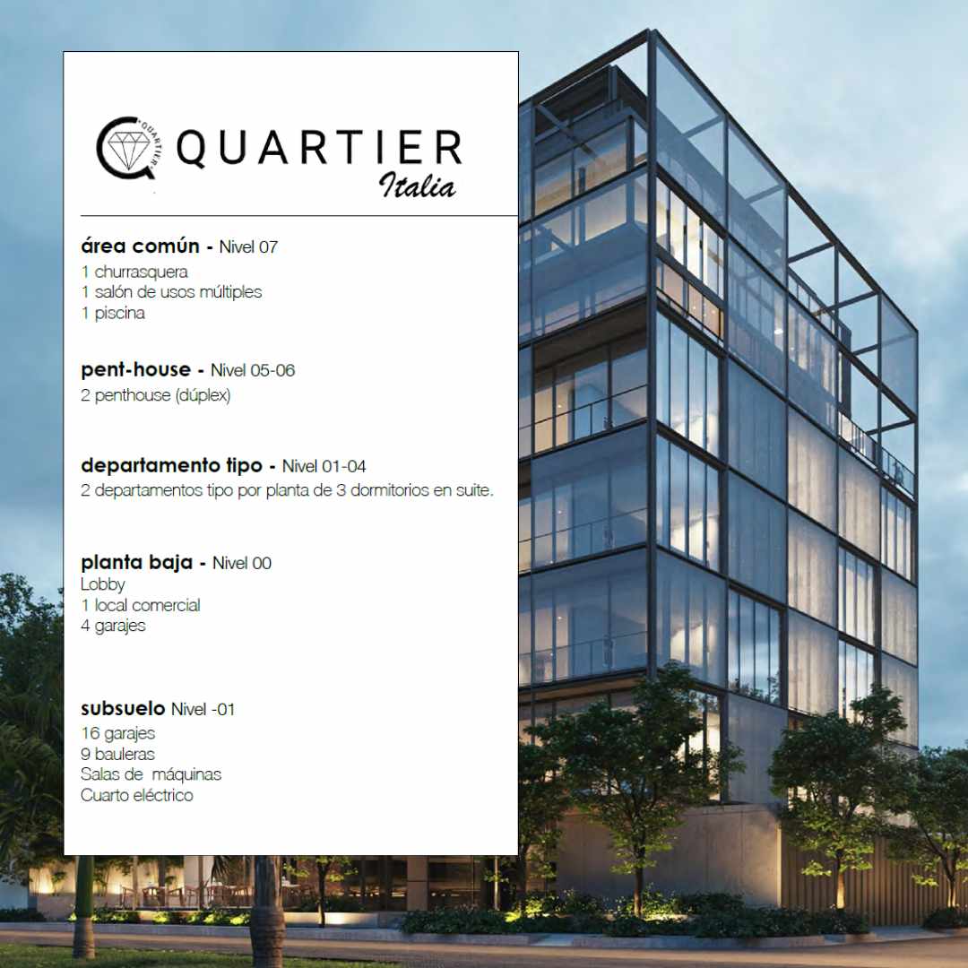 Departamento en VentaQUARTIER ITALIA EQUIPETROL  Calle 8 oeste  3 dormitorios 4 baños  Foto 11