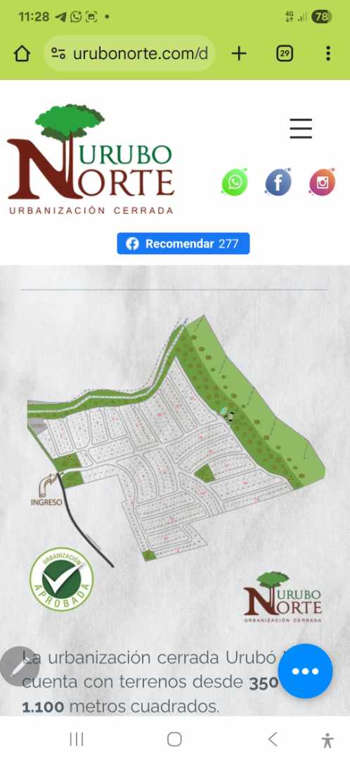 Terreno en Urubó en Santa Cruz de la Sierra    Foto 12