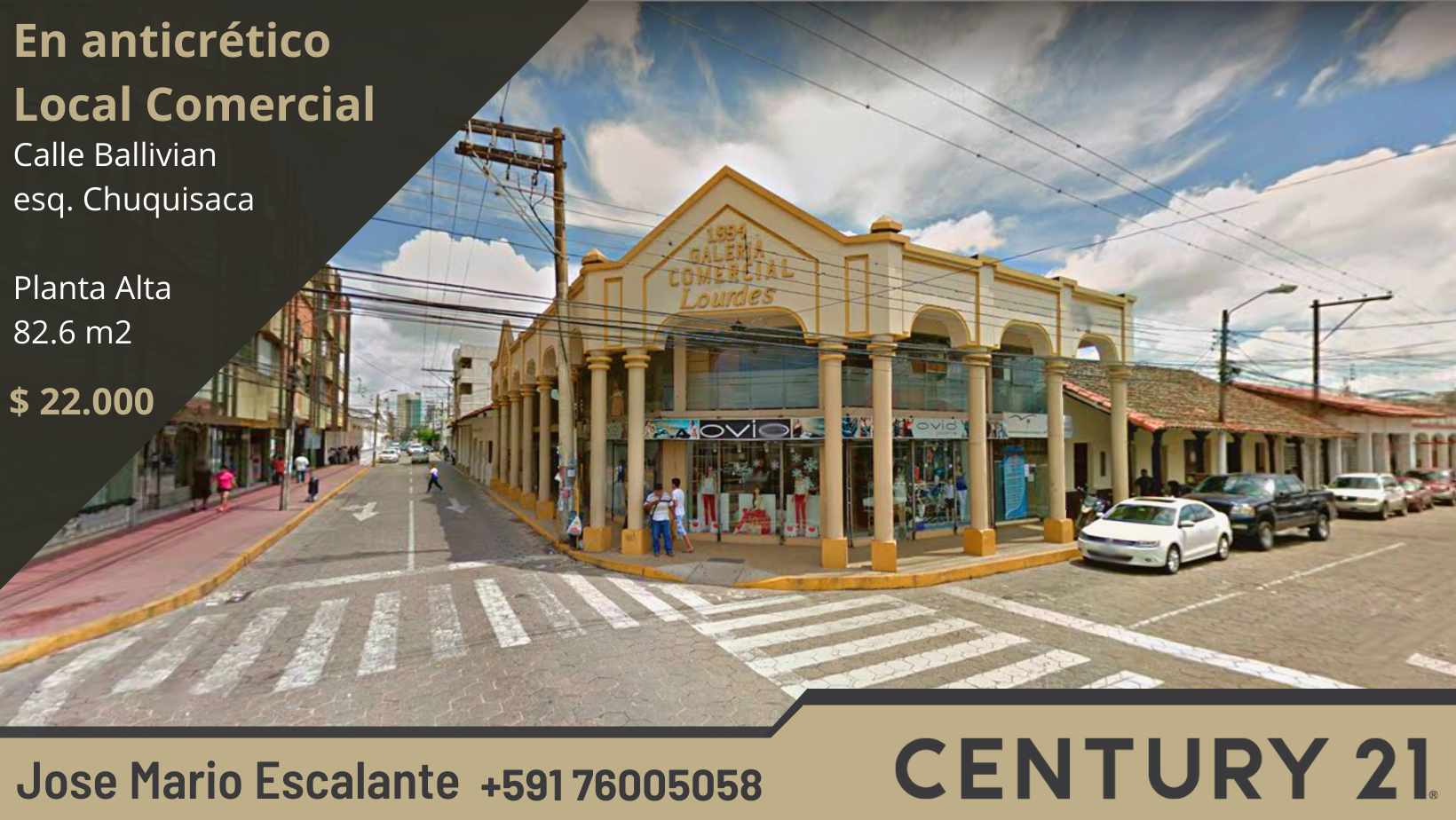 Local comercial en Anticretico Calle Ballivian esq. Chuquisaca, Planta Alta. Foto 1