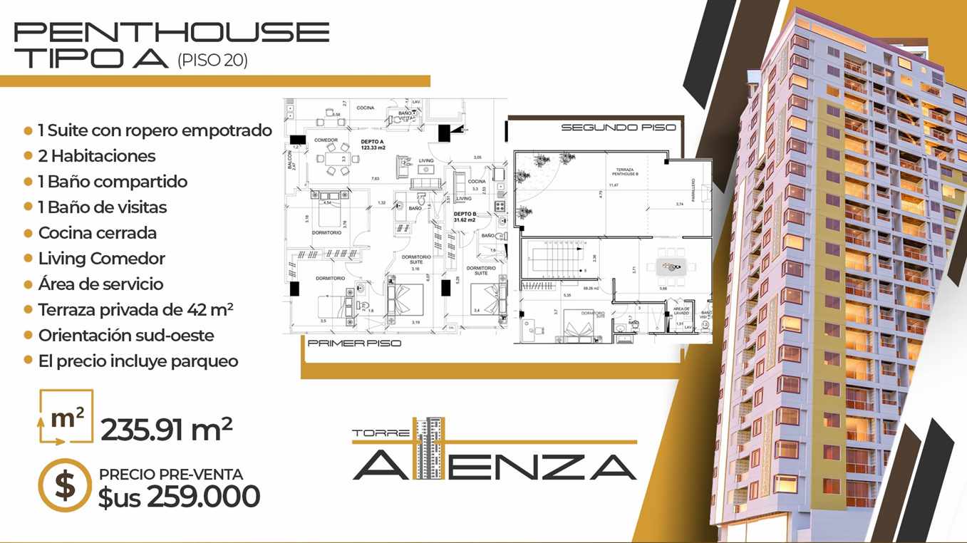 Departamento en Cala Cala en Cochabamba 3 dormitorios 3 baños 1 parqueos Foto 5