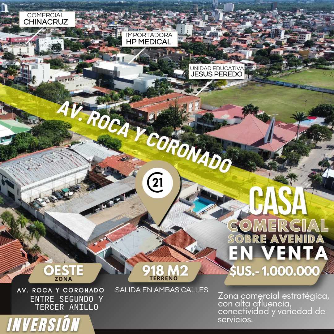 Terreno SOBRE AVENIDA ROCA Y CORONADO!! Foto 1