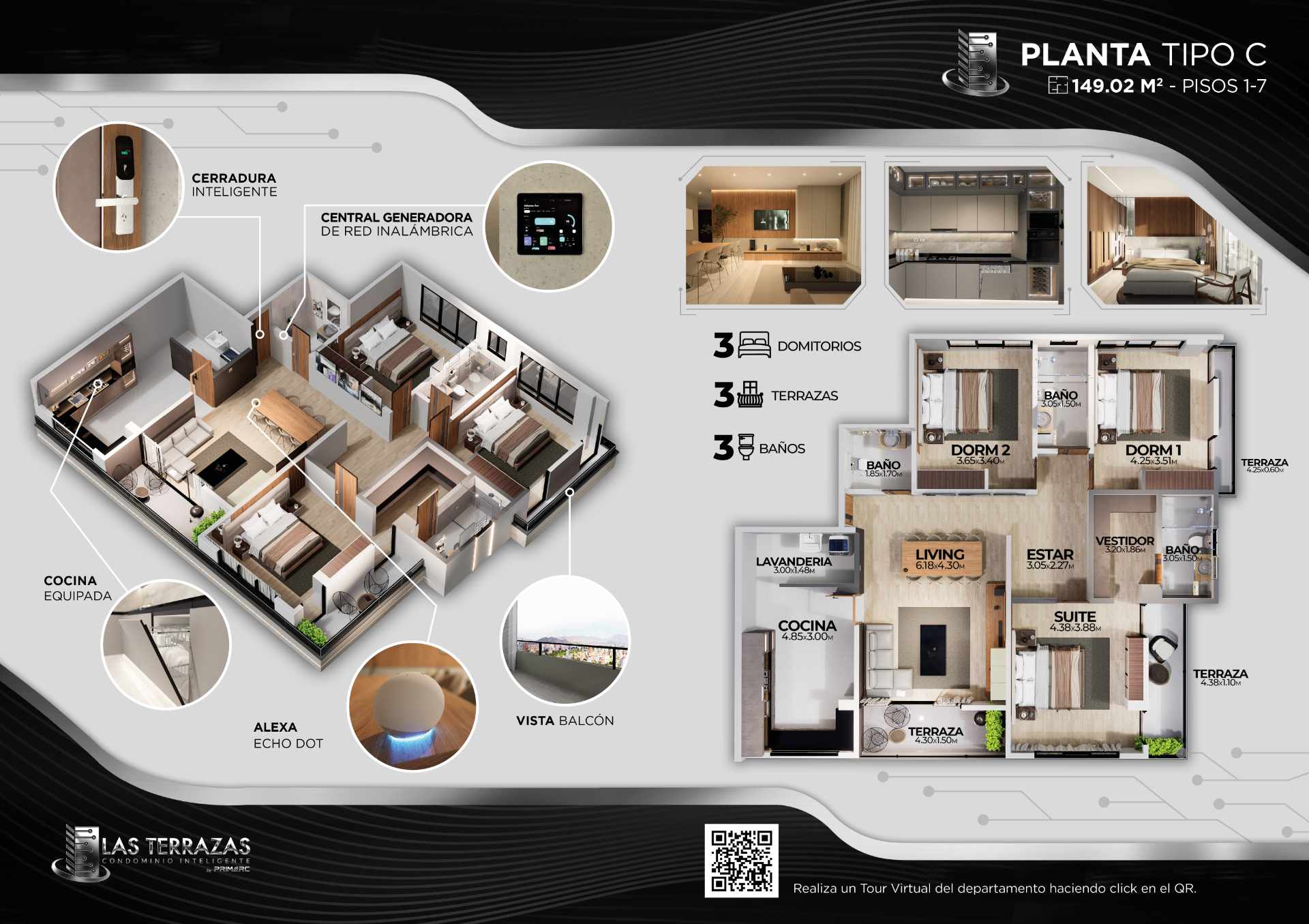 Departamento en VentaDEPARTAMENTOS DE 2 DORM EN PRE VENTA 81.340 $us 2 dormitorios 3 baños  Foto 32