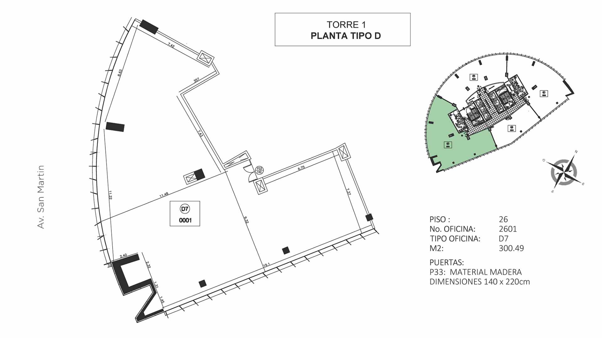 Oficina en Equipetrol en Santa Cruz de la Sierra 1 dormitorios 1 baños 4 parqueos Foto 9