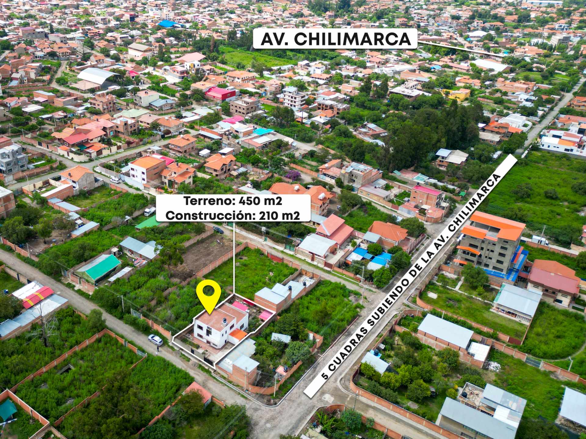 Casa en VentaChilimarca - Tiquipaya - Cochabamba (Ubicación GPS) 3 dormitorios 2 baños 2 parqueos Foto 3