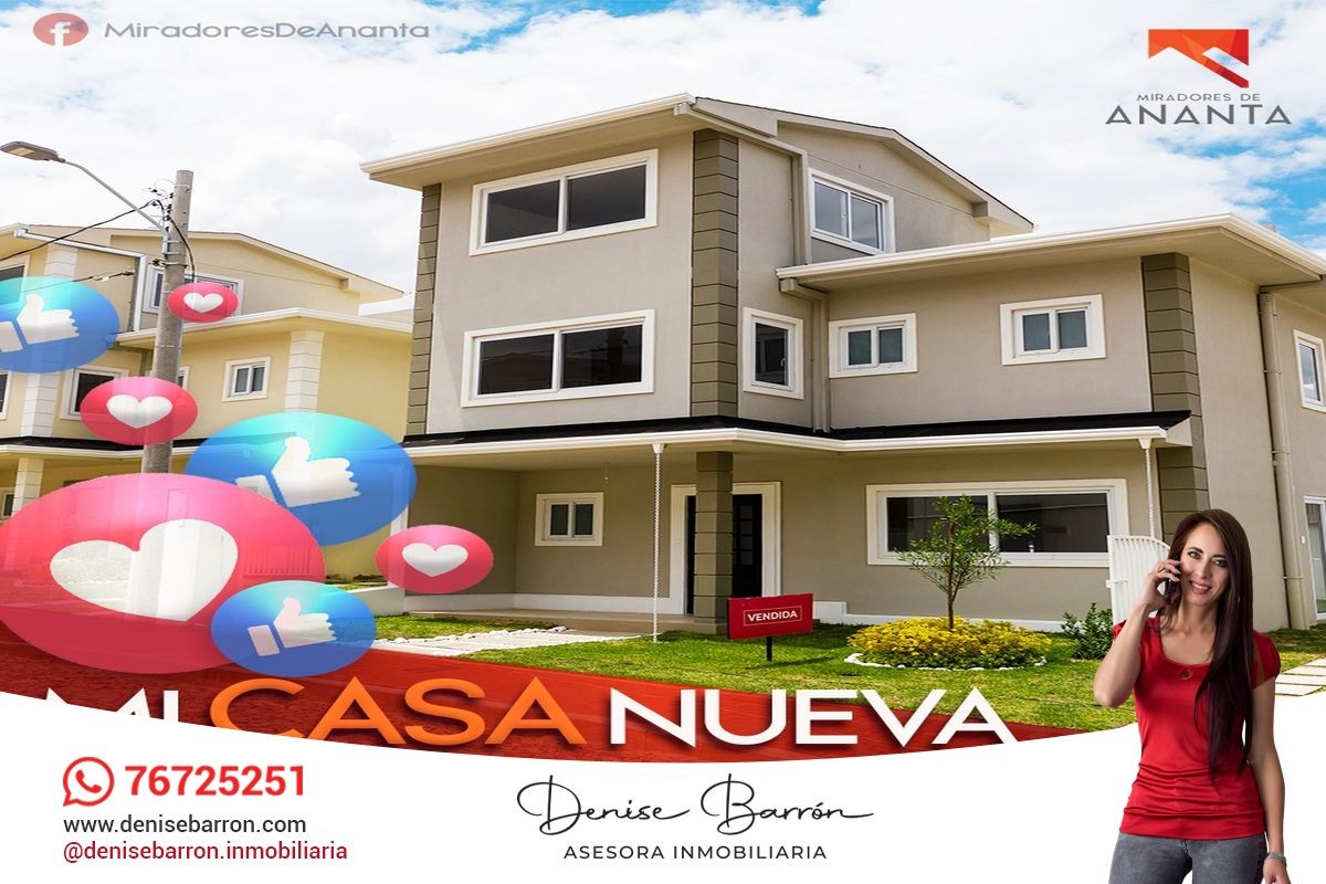Casa en VentaANANTA, JUPAPINA, BELLAS CASAS 3D A ESTRENAR EN CONDOMINIO EN VENTA Foto 3