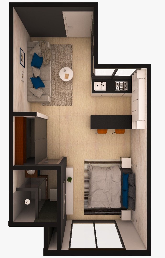 Departamento en VentaAv. Banzer entre 3er y 4to anillo Edificio Blue Box Foto 2