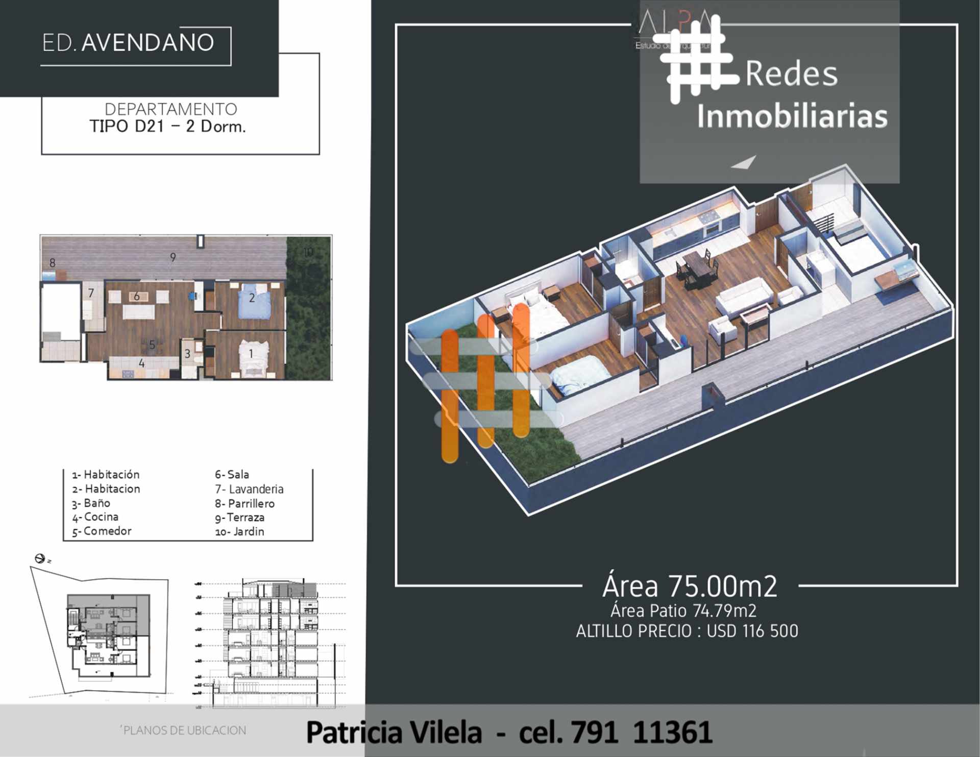 Departamento en VentaHERMOSOS DEPARTAMENTOS A ESTRENAR EN LA ZONA SUR - 1, 2 Y 3 DORMITORIOS 2 dormitorios 1 baños  Foto 18