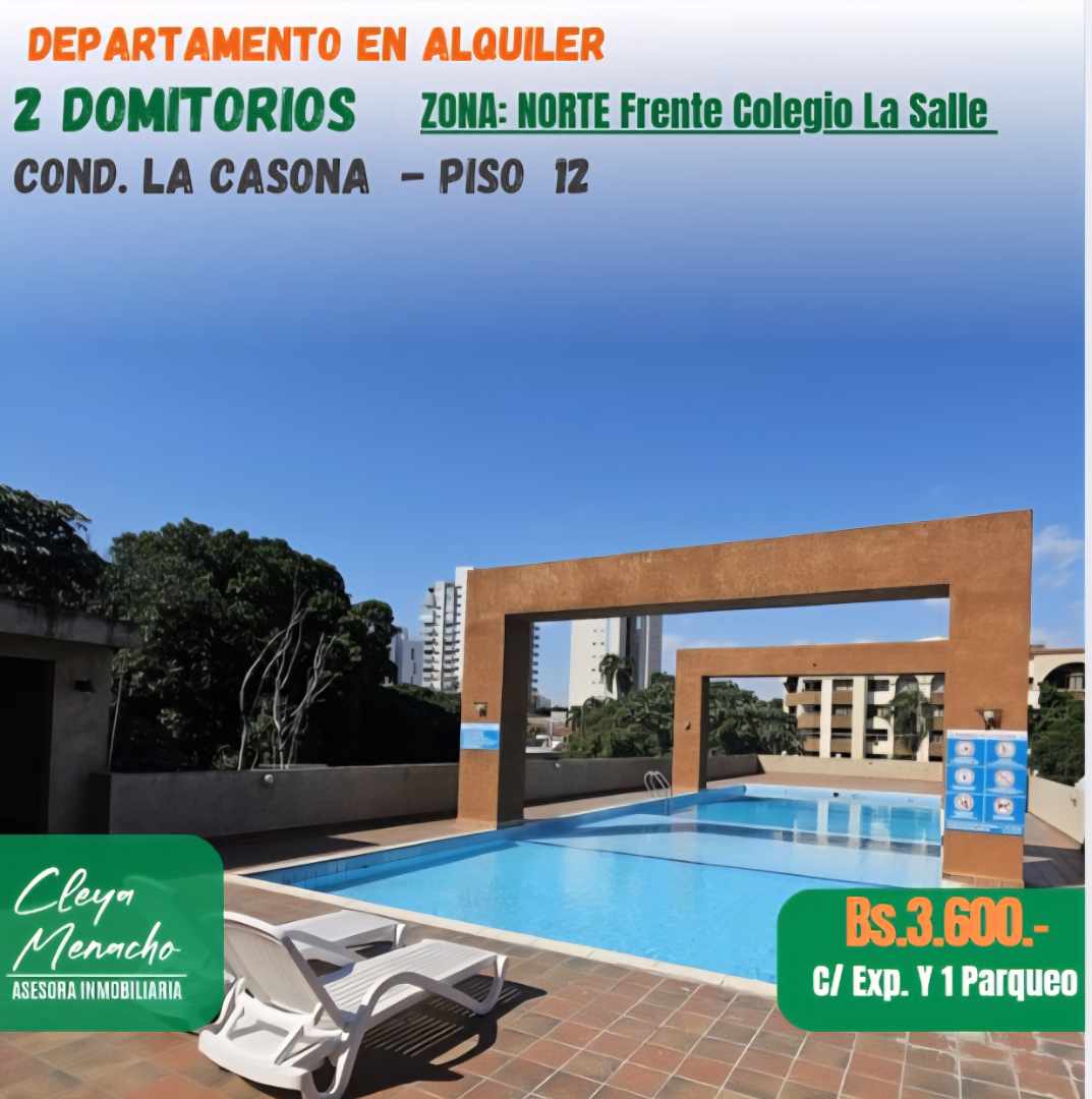 En Alquiler a Bs 3,600 Foto 1