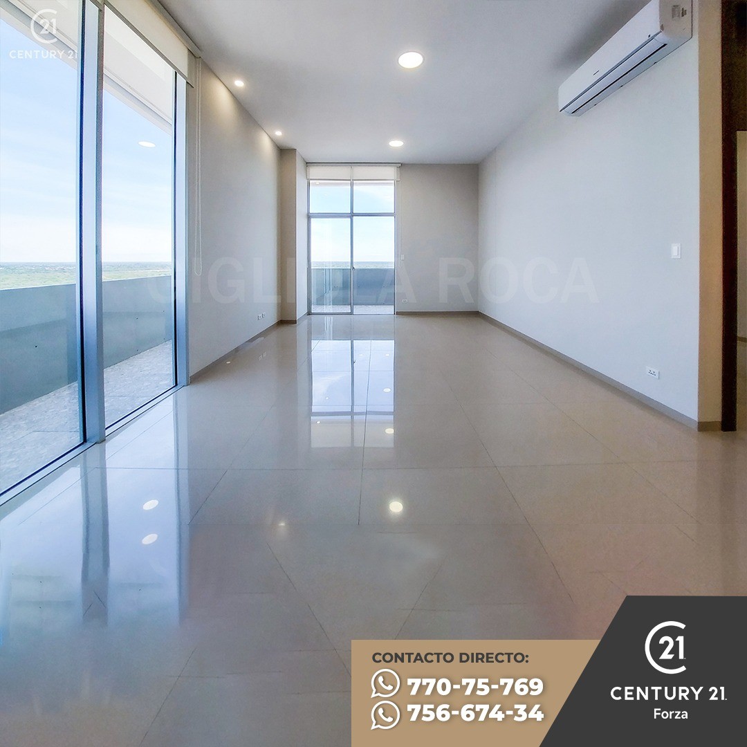 Departamento en AlquilerEN ALQUILER PENTHOUSE COND. CURUPAU ISUTO ZONA NORTE 4TO ANILLO 3 dormitorios 2 baños 2 parqueos Foto 4