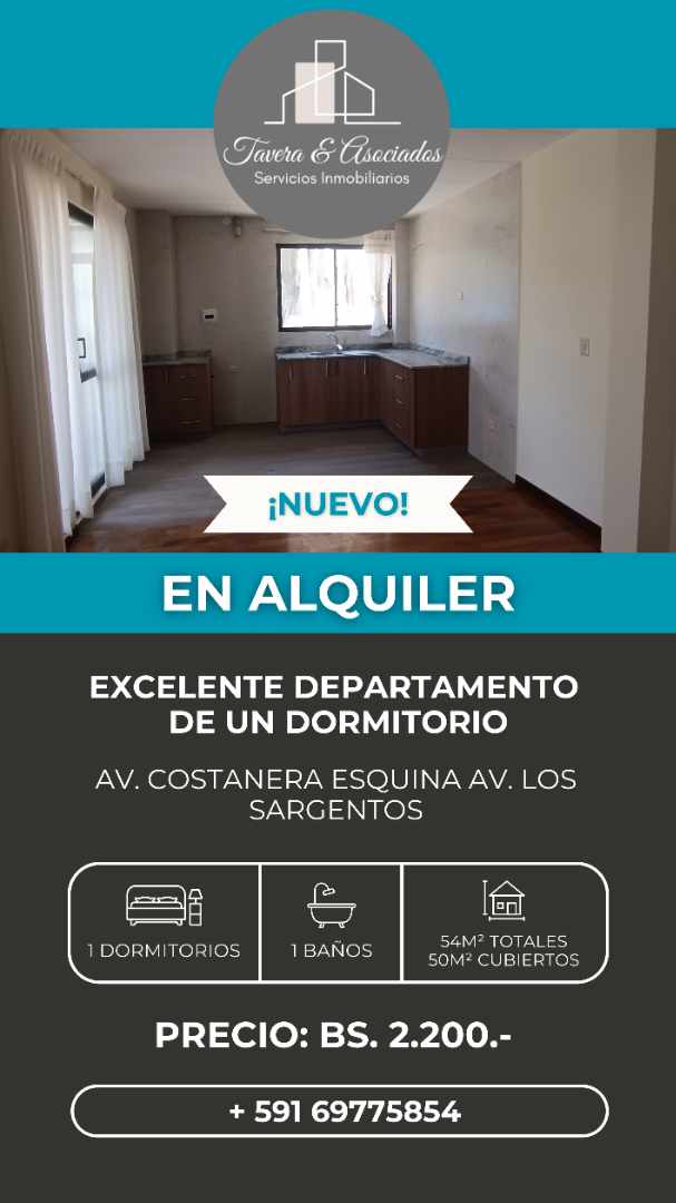 Departamento en Obrajes en La Paz 1 dormitorios 1 baños  Foto 1