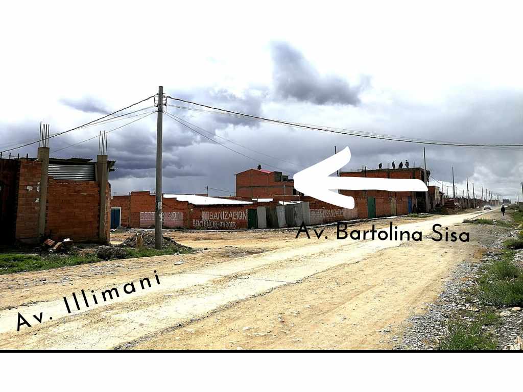 Terreno en VentaZona Puchocollo, Urbanizacion Marte 2, Avenida Bartolina Sisa Foto 3