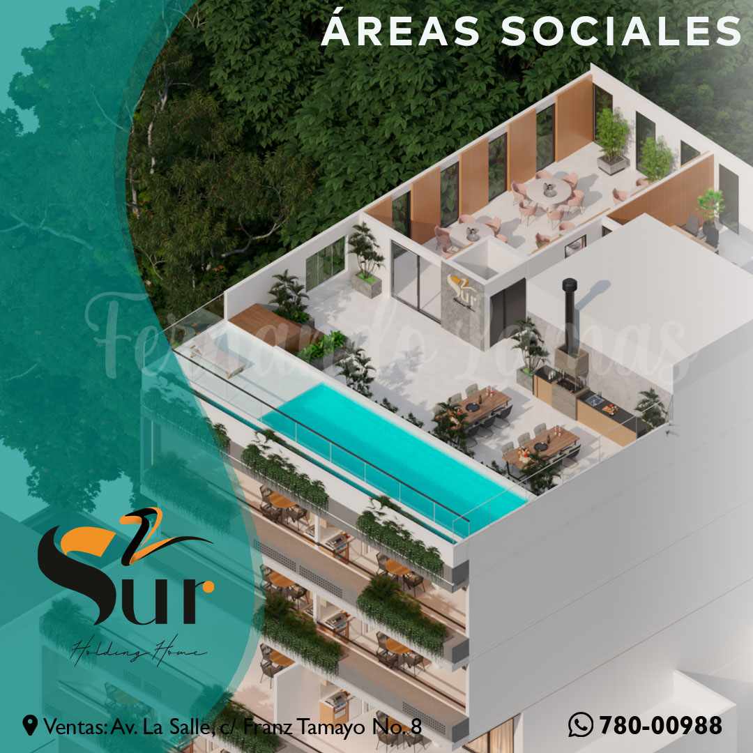 Departamento en VentaAvenida el Trompillo, 2do anillo, calle Francisca Lopez 1 dormitorios 1 baños  Foto 3