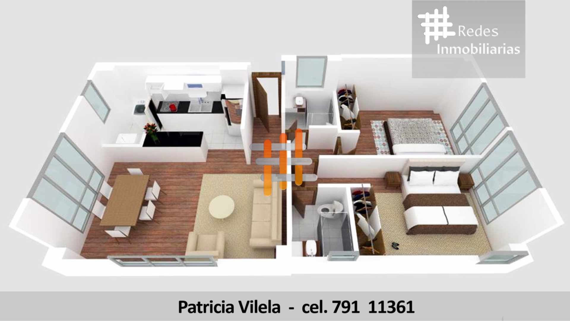 Departamento en Irpavi en La Paz 3 dormitorios 3 baños 1 parqueos Foto 2