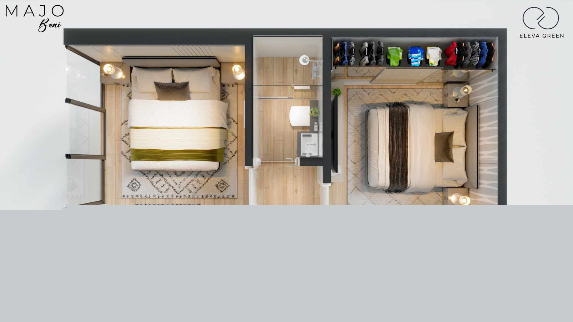 Departamento en Entre 2do y 3er anillo Norte en Santa Cruz de la Sierra 2 dormitorios 2 baños  Foto 8