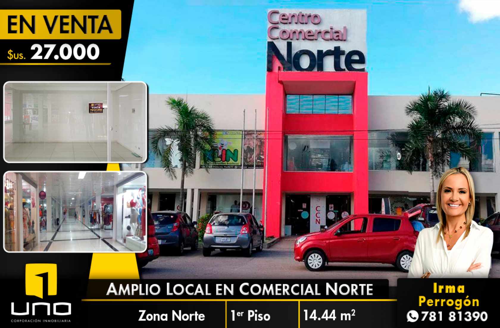 Local comercial en VentaCentro Comercial Norte CCN   1 baños  Foto 1