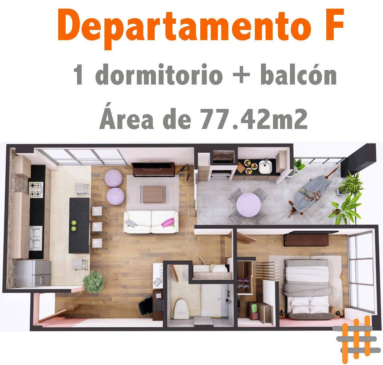 Departamento en Achumani en La Paz 1 dormitorios 1 baños 1 parqueos Foto 7